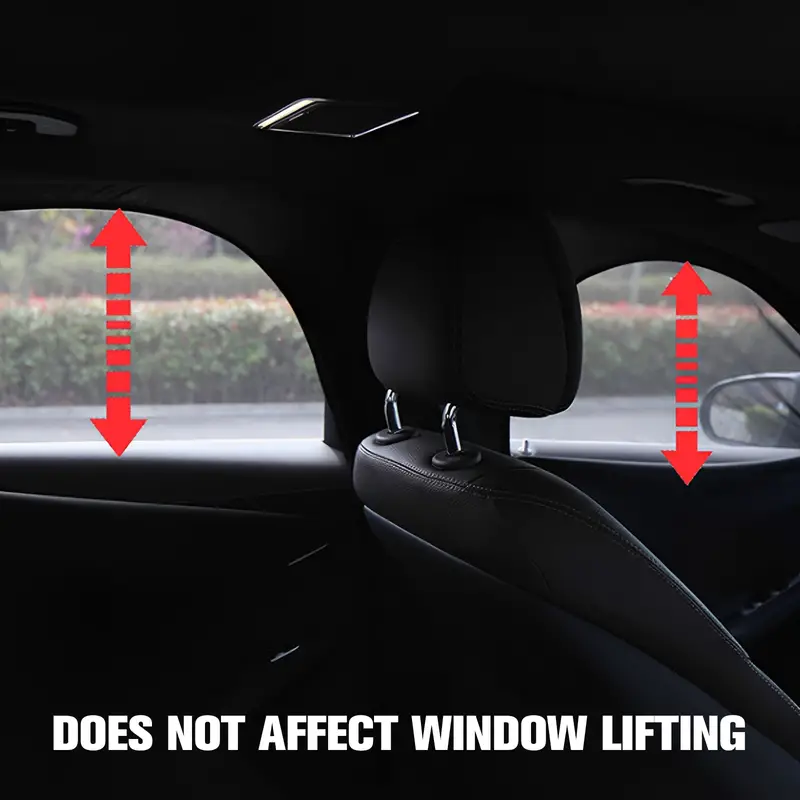 2 Stück Autofenster-Sonnenschutz, Elastisch, Auto-Sonnenschutz Für  Vordere/hintere Seitenfenster, Atmungsaktiver  Auto-Sichtschutz-Sonnenschutz-Vorhang