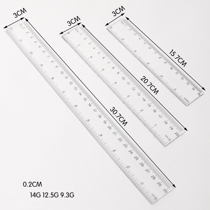 And Plastic Transparent Rulers Perfect For Primary And - Temu