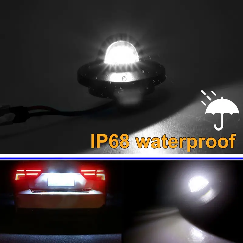 License Plate Light For F 150 1990 2014 Ip68 Waterproof - Temu