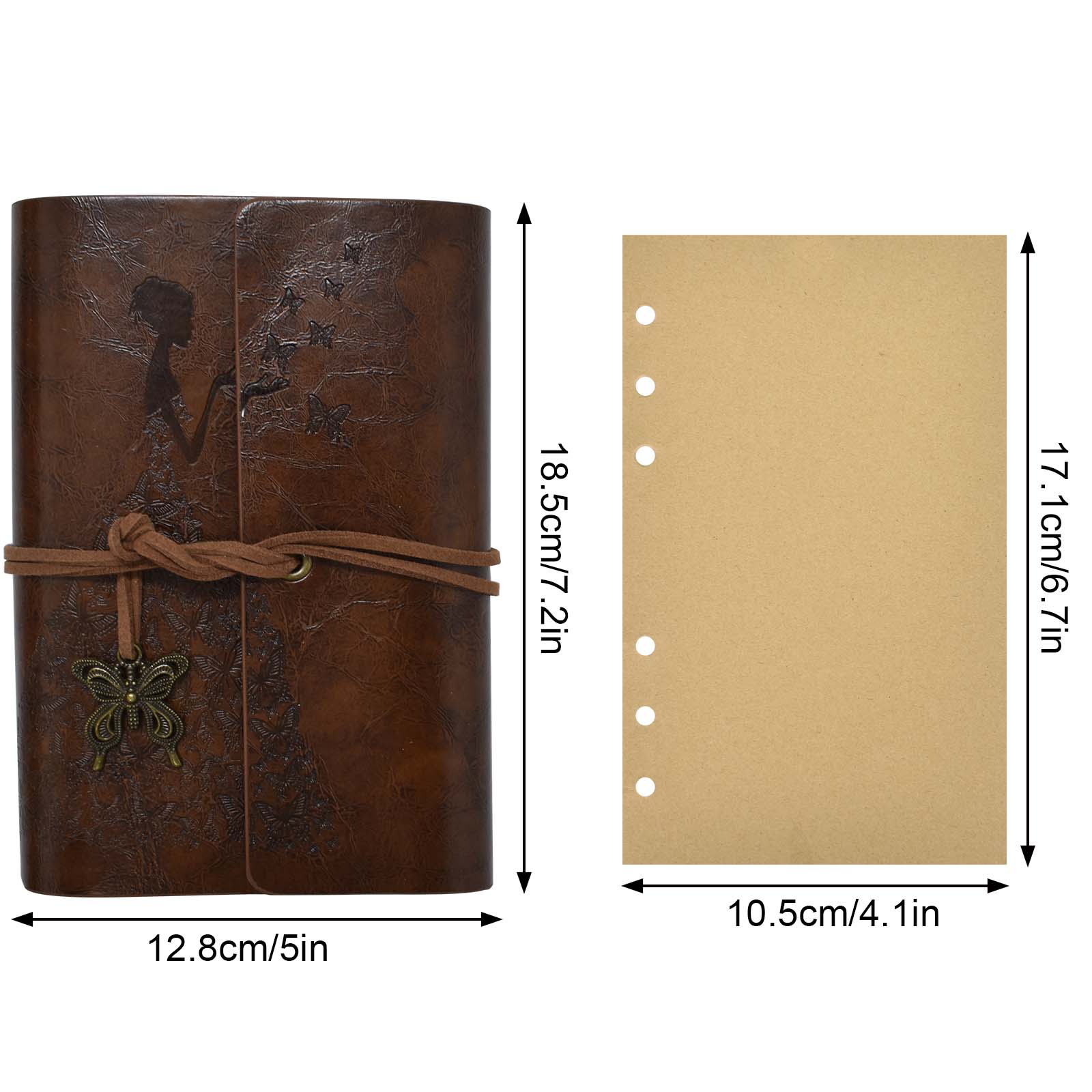 PU Leather binder Notebook A5/A6/A7 Business Diary Portable
