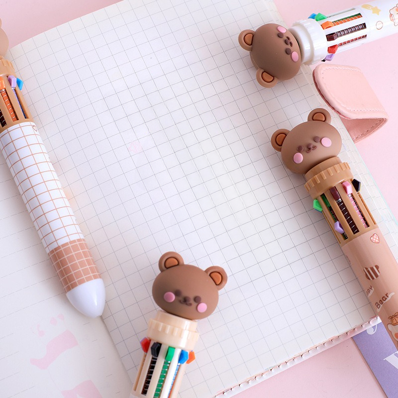 Cartoon Bear Ballpoint Pen School Office Supply Stationery