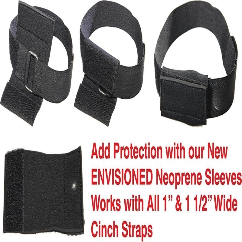 All Purpose Elastic Cinch Strap - 12 x 1 Inch - 5 Pack at Cables N