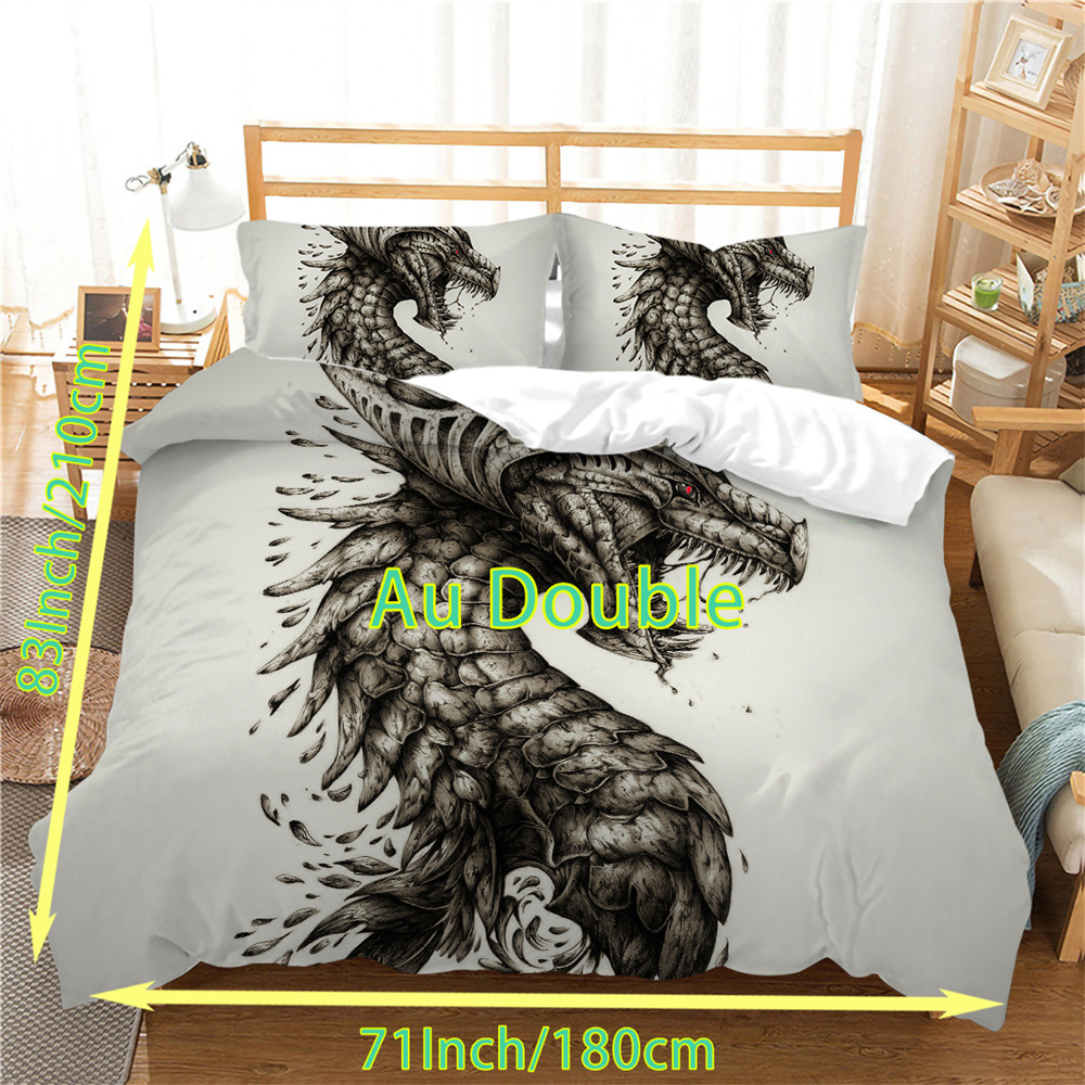 Comfy Microfiber Printed Double Bedsheet