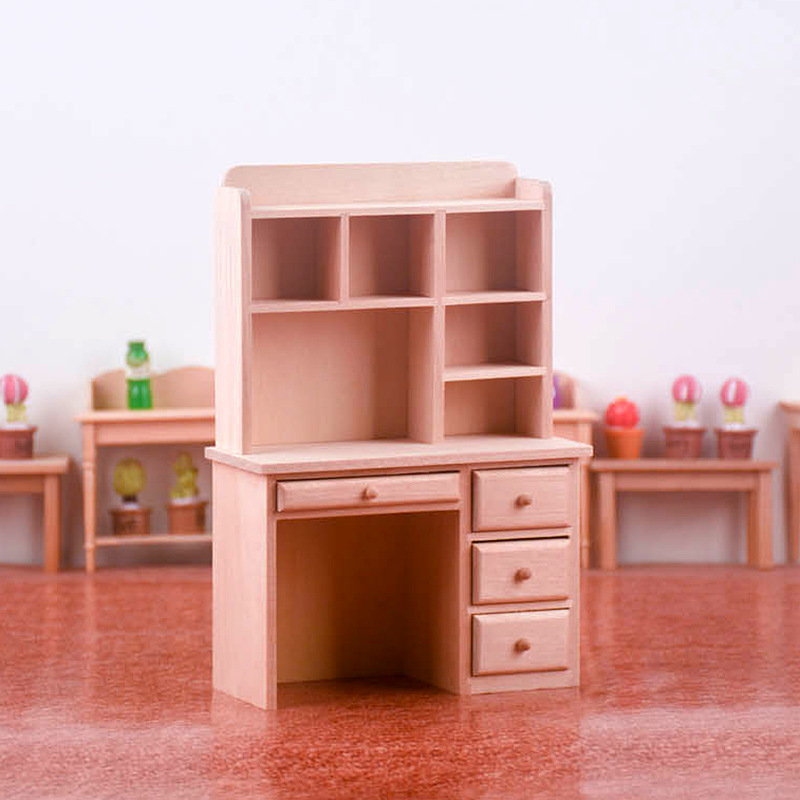 Wooden Kids study table with storage Rack