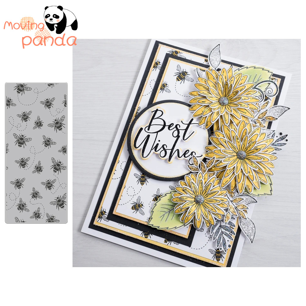 Moving Panda Bee Animal Silicone Clear Stamps For Diy - Temu