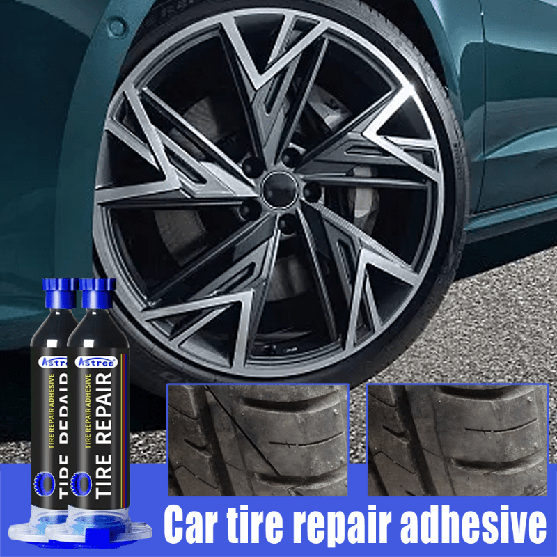 Car Tyre Repair Glue Motorcycle Bike Tire Black Glue Rapid - Temu