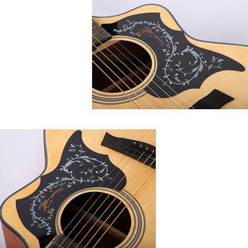 1 pièce de plaque de protection professionnelle pour guitare  acoustique,accessoire auto-adhésif pour instrument folk, pickguard  autocollant de haute qualité, - AliExpress