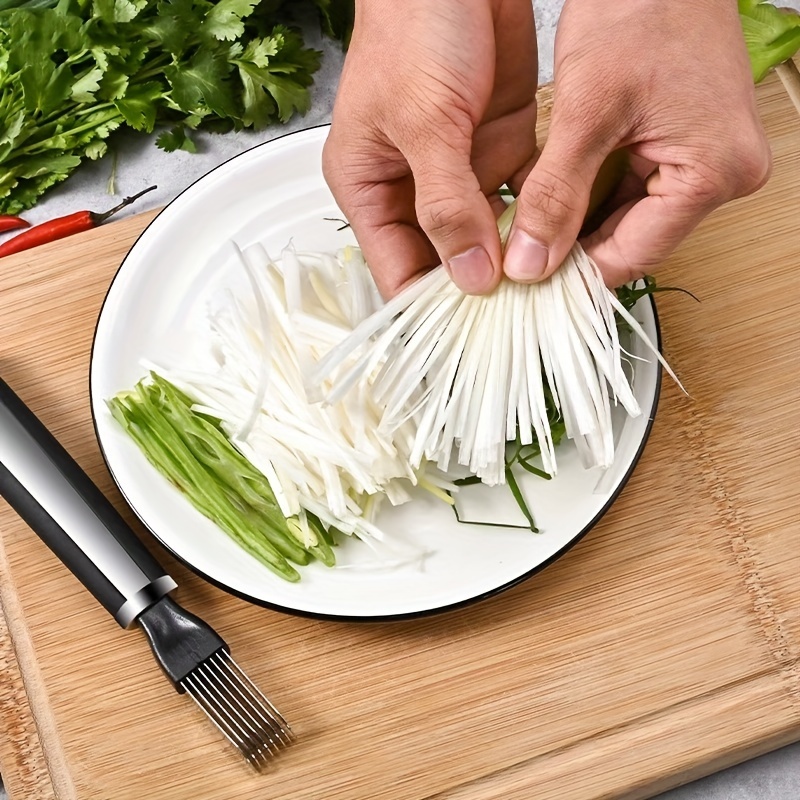 Stainless Steel Scallion Cutter Multifunctional Scallion Scraping