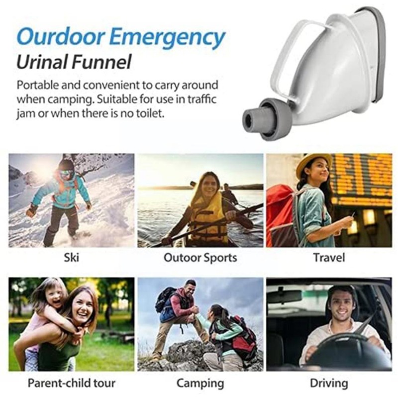 Urinoir Portable pour adulte, voyage en voiture en plein air, pot unisexe,  entonnoir pipi debout, homme femme, toilettes d'urgence, urinoirs portables