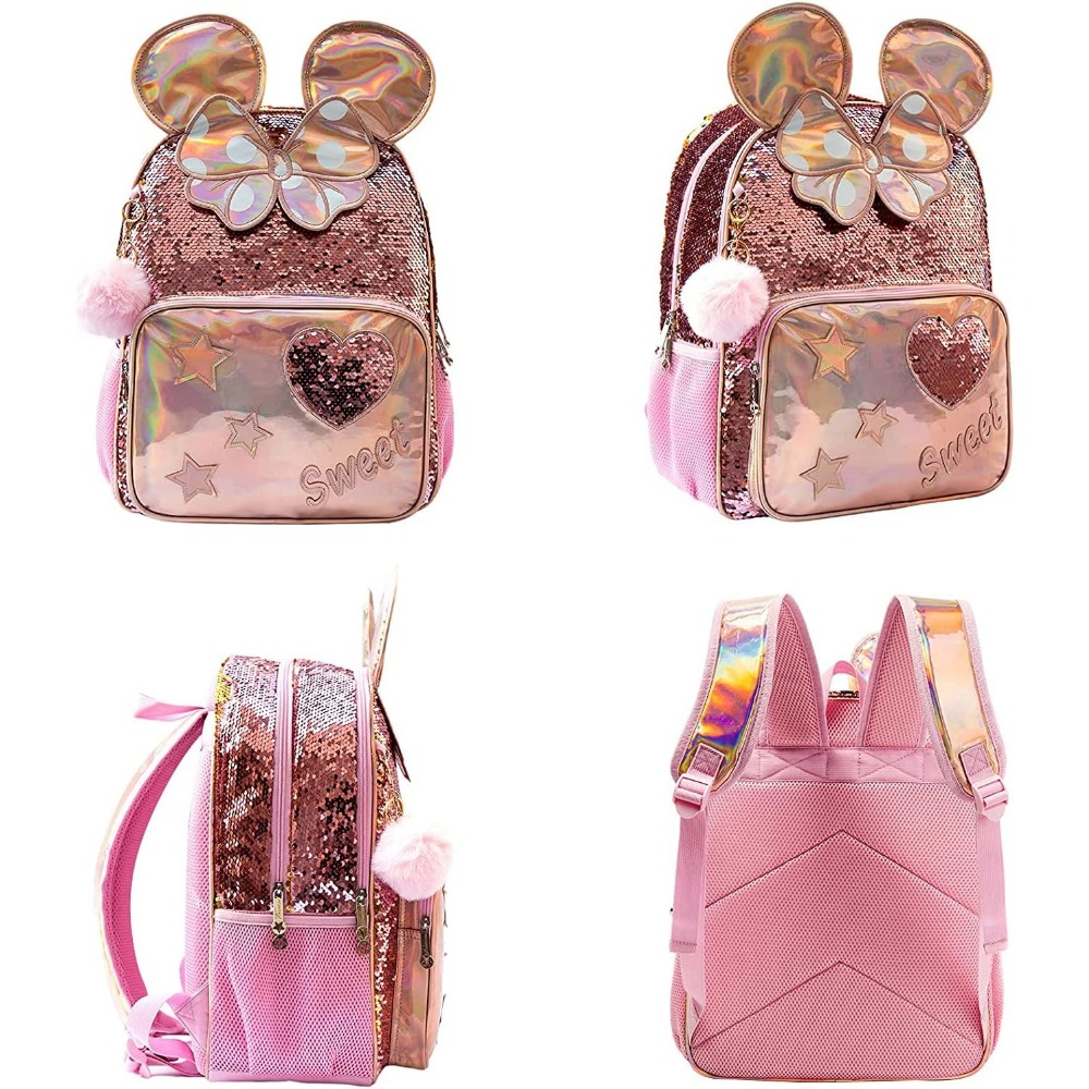 Set zaino, borsa da palestra e astuccio Minnie 3 Pezzi Disney