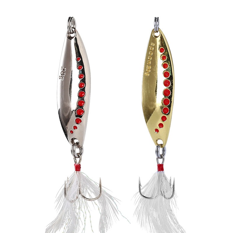 Artificial Metal Sequin Jigbait Simulation Leech Spinner - Temu Canada