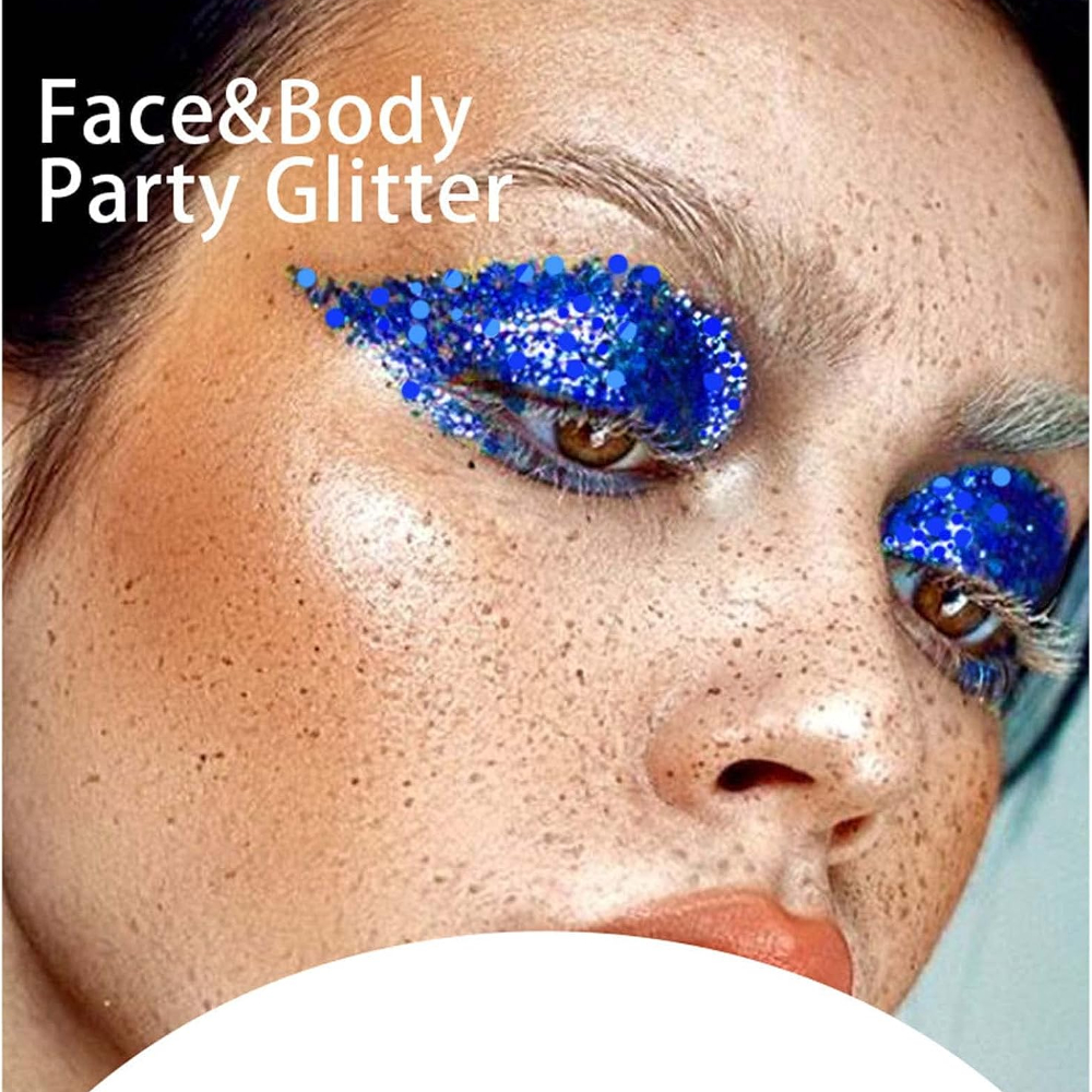 Colorful Glitter Large Capacity Body Glitter Face Paint Nail - Temu