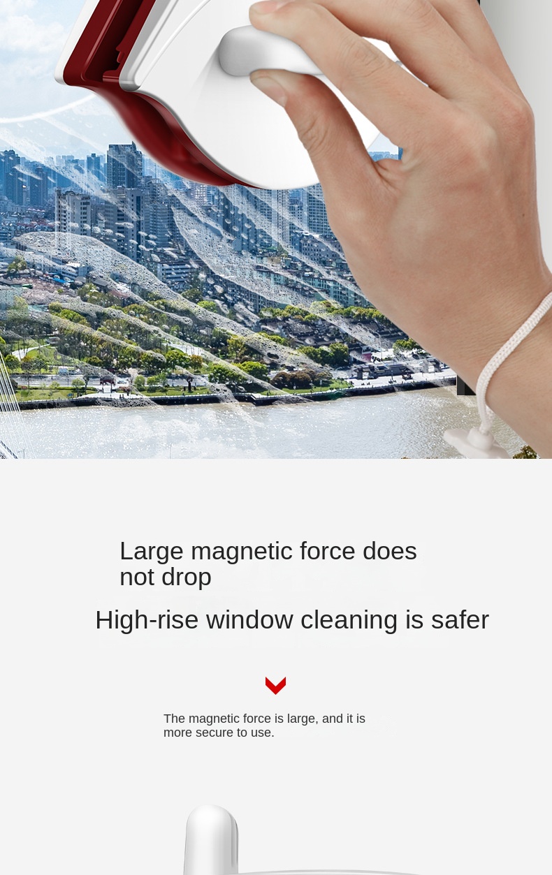 Household Magnetic Window Cleaner, Double-sided Triangle Magnetic Glass  Wiper, High-rise Window Cleaning Tool, Strong Magnetic Glass Cleaner, Safe  And Practical, Cleaning Supplies, Household Gadgets, Ready For School - Temu