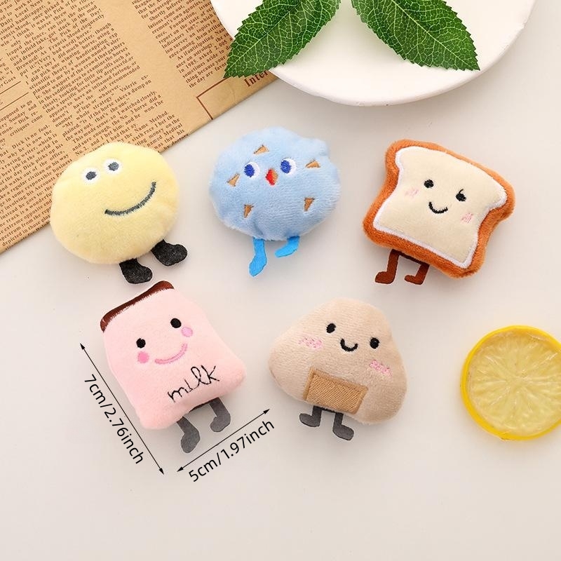 1pc Cartoon Plush Fridge Magnets Whiteboard Sticker Office Decor