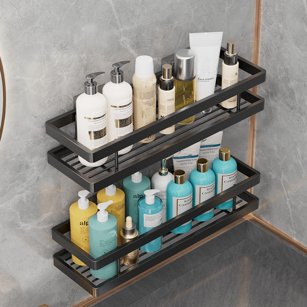 Shower Caddy Shelf Organizer Rack Self Adhesive Bathroom - Temu