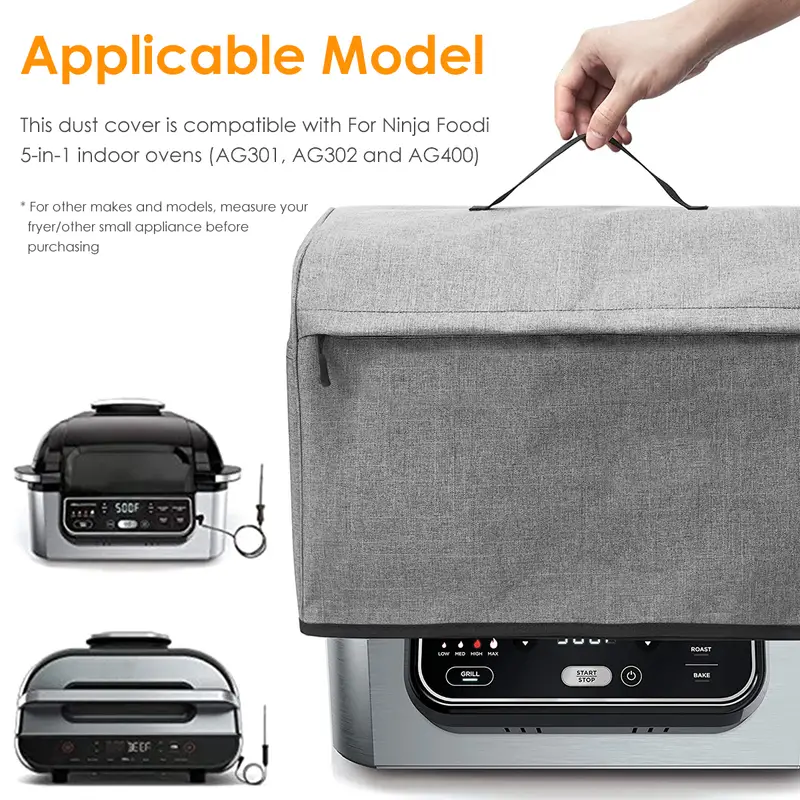 1pc Dust Cover, Compatible With AG301 AG302 AG400 Air Fryer Cover With  Storage Pockets And Handle, Waterproof Durable Air Fryer Cover, Foldable  Househ