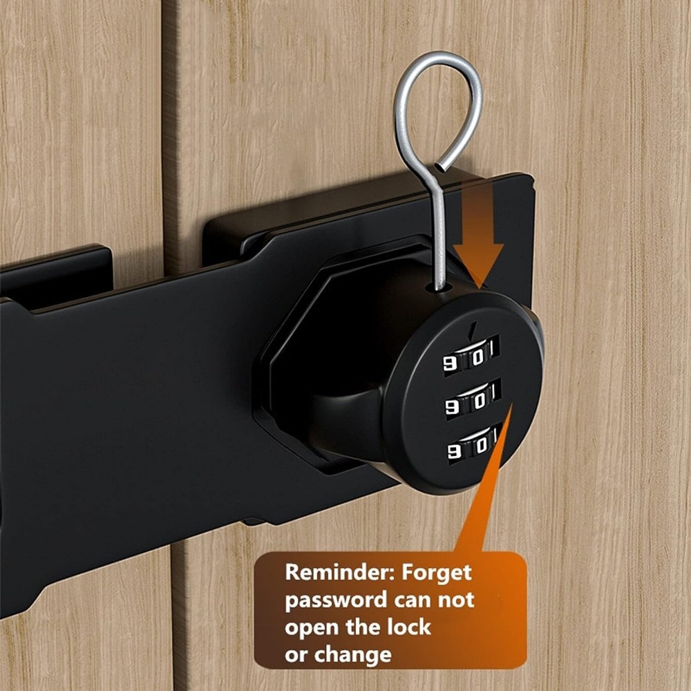 Cabinet Password Lock no Punching Anti theft 3 Digit - Temu