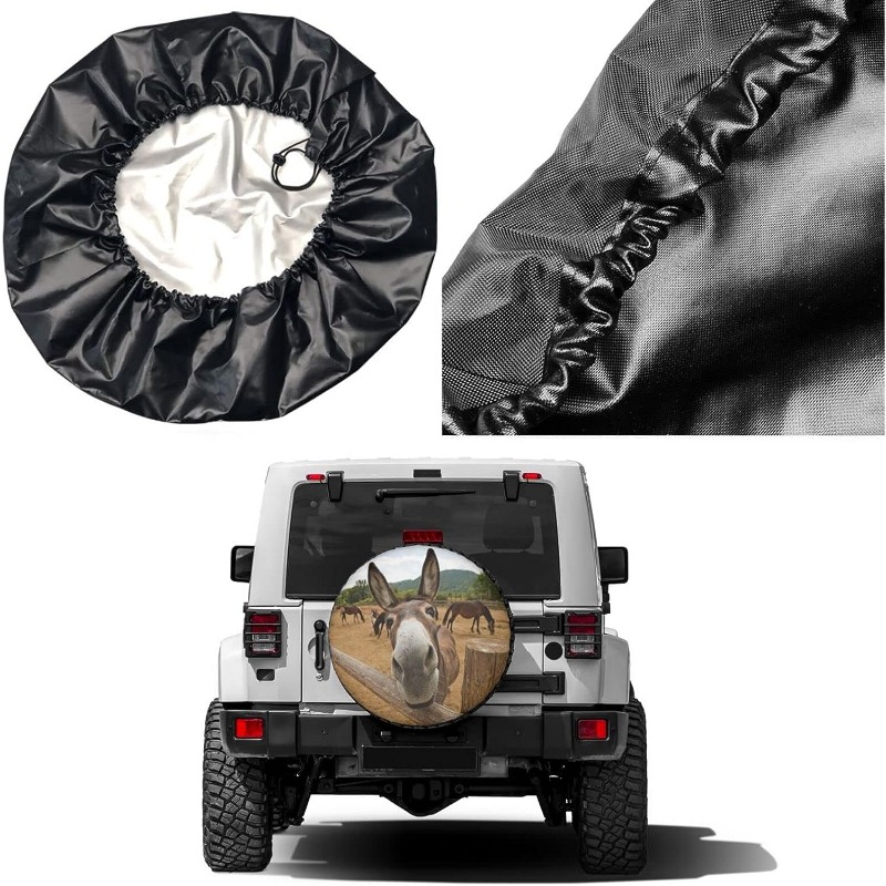 Funny Donkey Spare Tire Cover Dust Proof Wheel Tire Cover Fit Trailer Rv Suv  And Many Vehicle 15 Inches Automotive Temu Australia