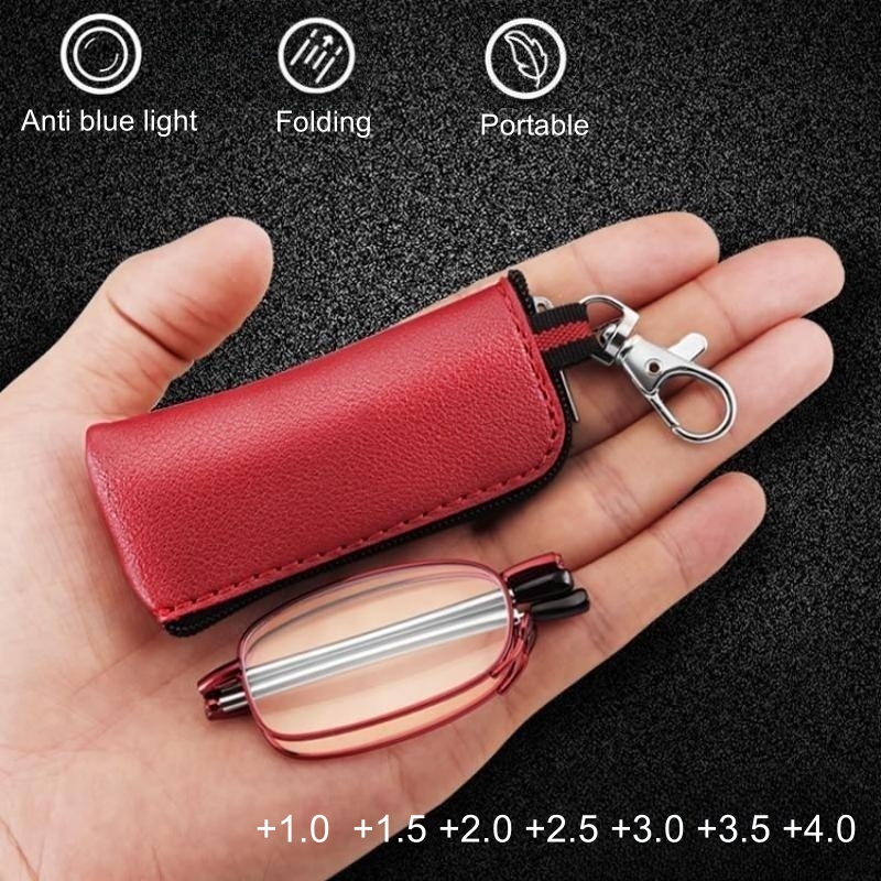 High-End Small Round Bag for Women, Large Capacity, Leather Presbyopia  Shoulder Bag - AliExpress