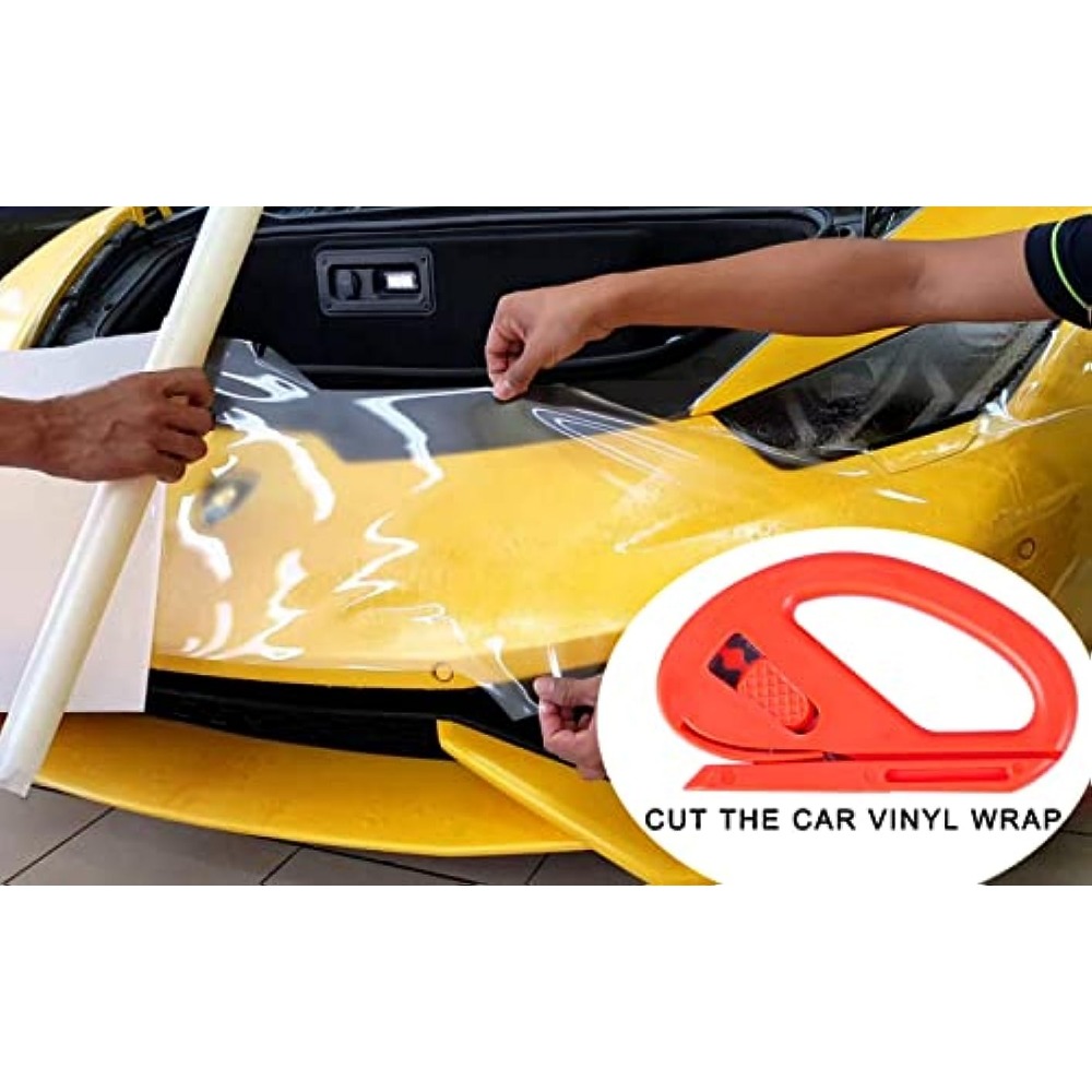 Car Vinyl Wrap Tool Set Film Cutter Squeezing Scraper Carbon - Temu