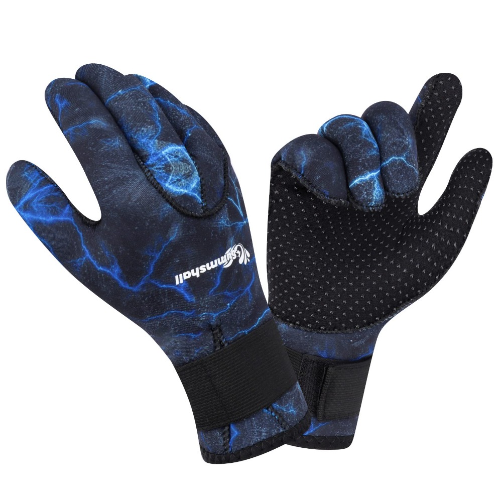 New 3MM Kevlar diving gloves underwater hunting anti-puncture fishing  gloves neoprene non-slip snorkeling swimming warm gloves