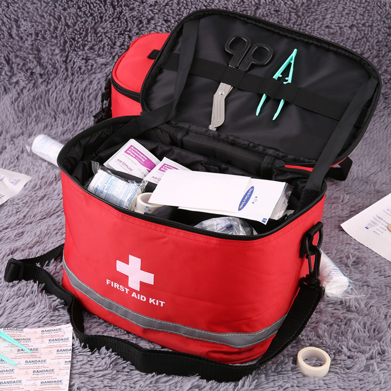 First Aid Kit Large Shoulder Strap Portable Large Capacity - Temu