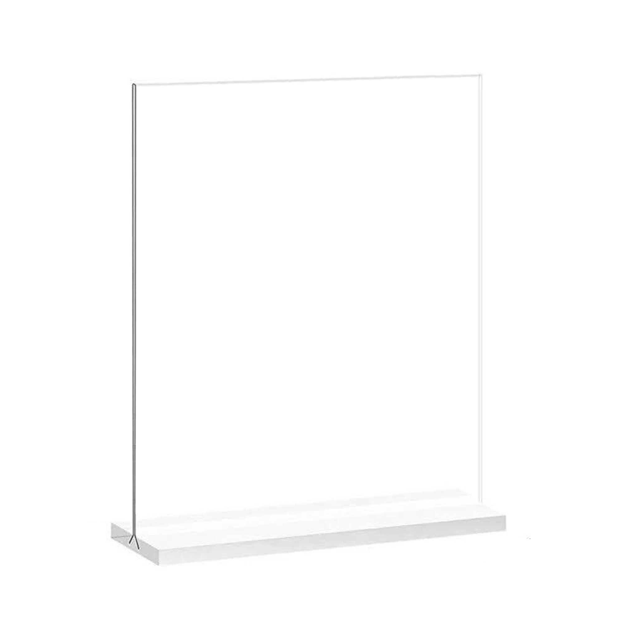  Operitacx 6pcs Conference Board Digital Sign Wedding Sign  Stand Blank Business Cards Wedding Invitations Table Top Display Stand  Wedding Signs Welcome Sign Stand Acrylic Desk Number : Office Products