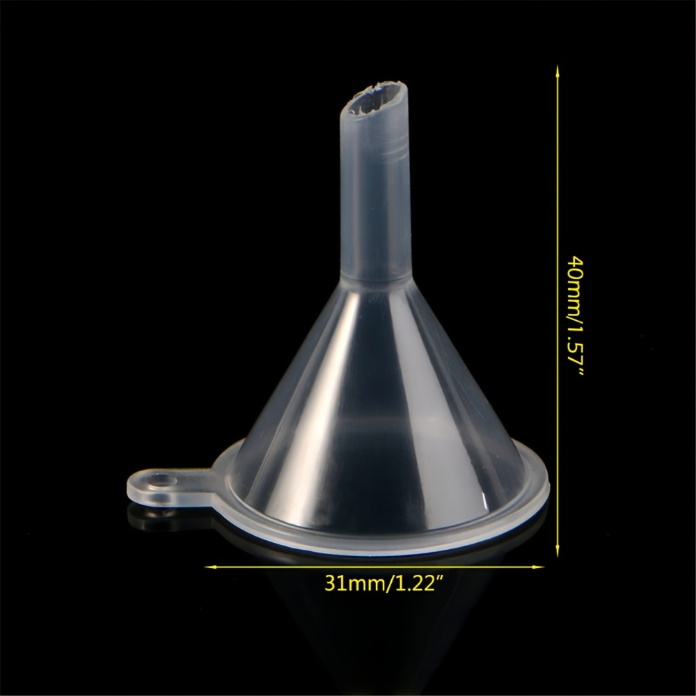 10pcs Mini Funnel Multifunctional Funnel for Bottle Filling Perfumes Chemicals