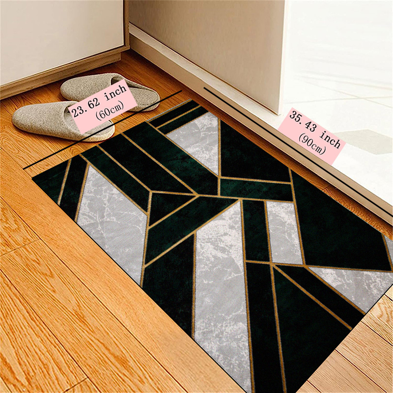 Kitchen Mat Entrance Doormat Marble Living Room Decor Rug Bathroom Doo