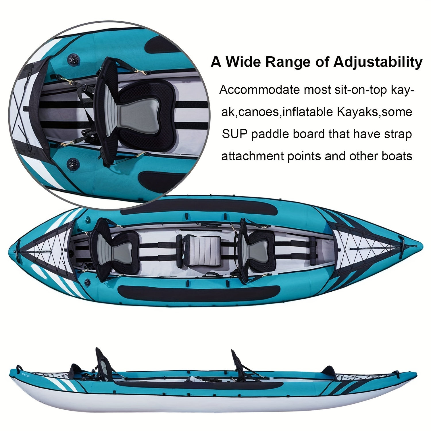 Waterproof Anti slip Kayak Seat Cushion Thickened Padding - Temu