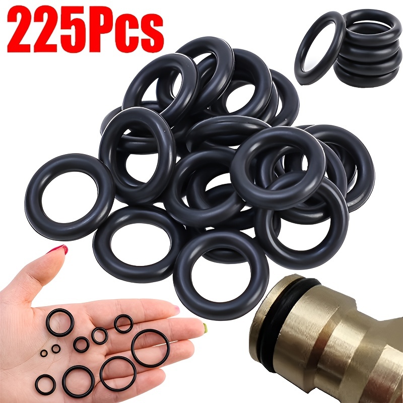279Pcs/Kit O-Ring Kit Rubber Hydraulic Plumbing Gaskets Seal Assortment  Kit-18 Sizes