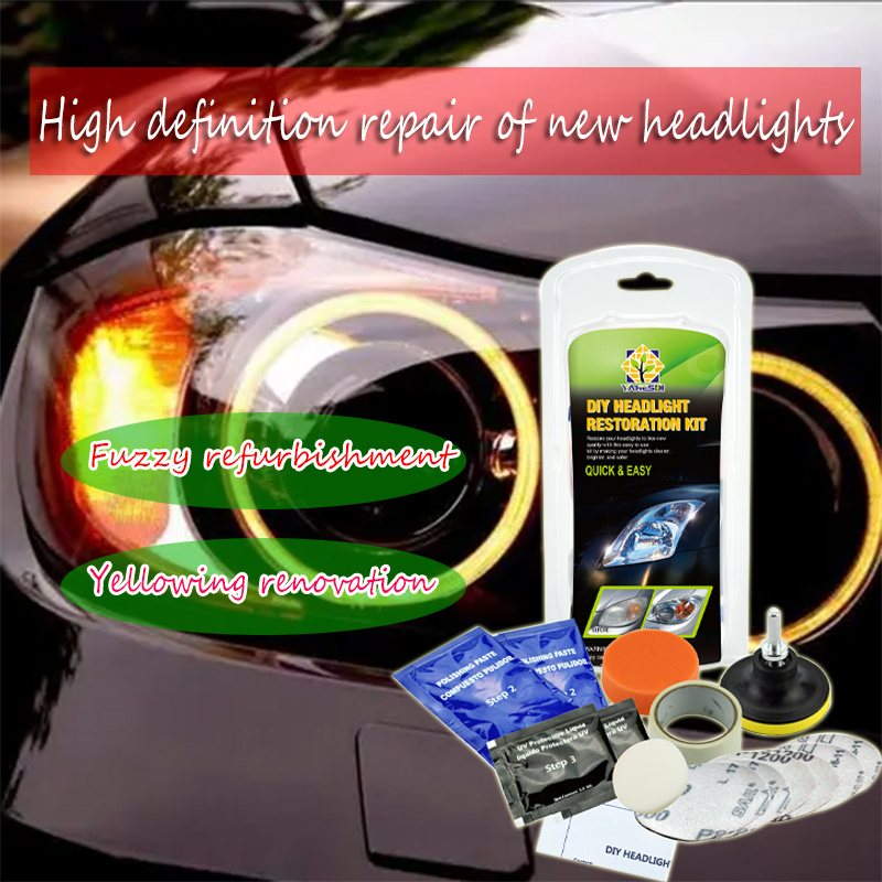 JB Headlight Restoration Kit Headlamp Lens Restore Oxidation Yellow Scratch  Vague Restore Polishing Cleaning Tools - AliExpress