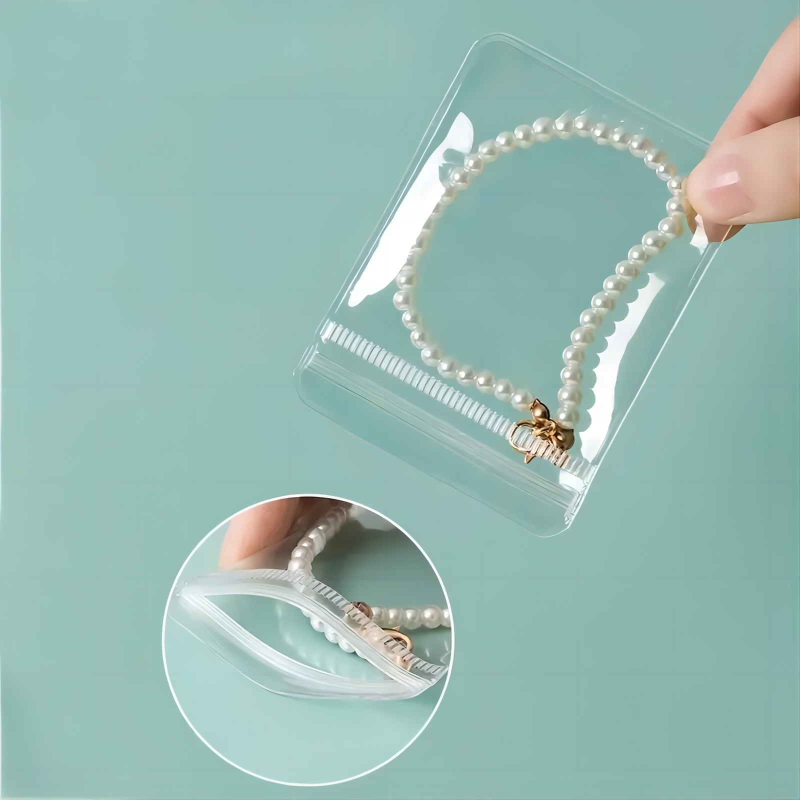 Transparent Jewelry Storage Book Foldable Storage Album - Temu