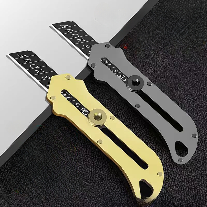 Utility Knife Heavy Duty All Steel Thickened Folding - Temu