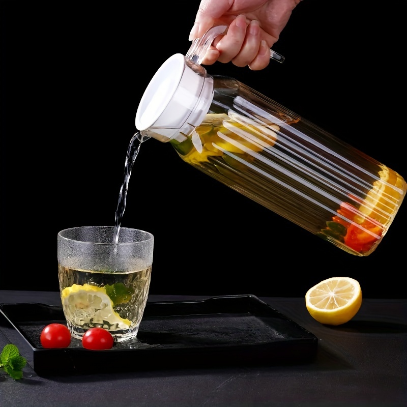 Clear Plastic Pitcher With Handle Juice Containers For Water - Temu