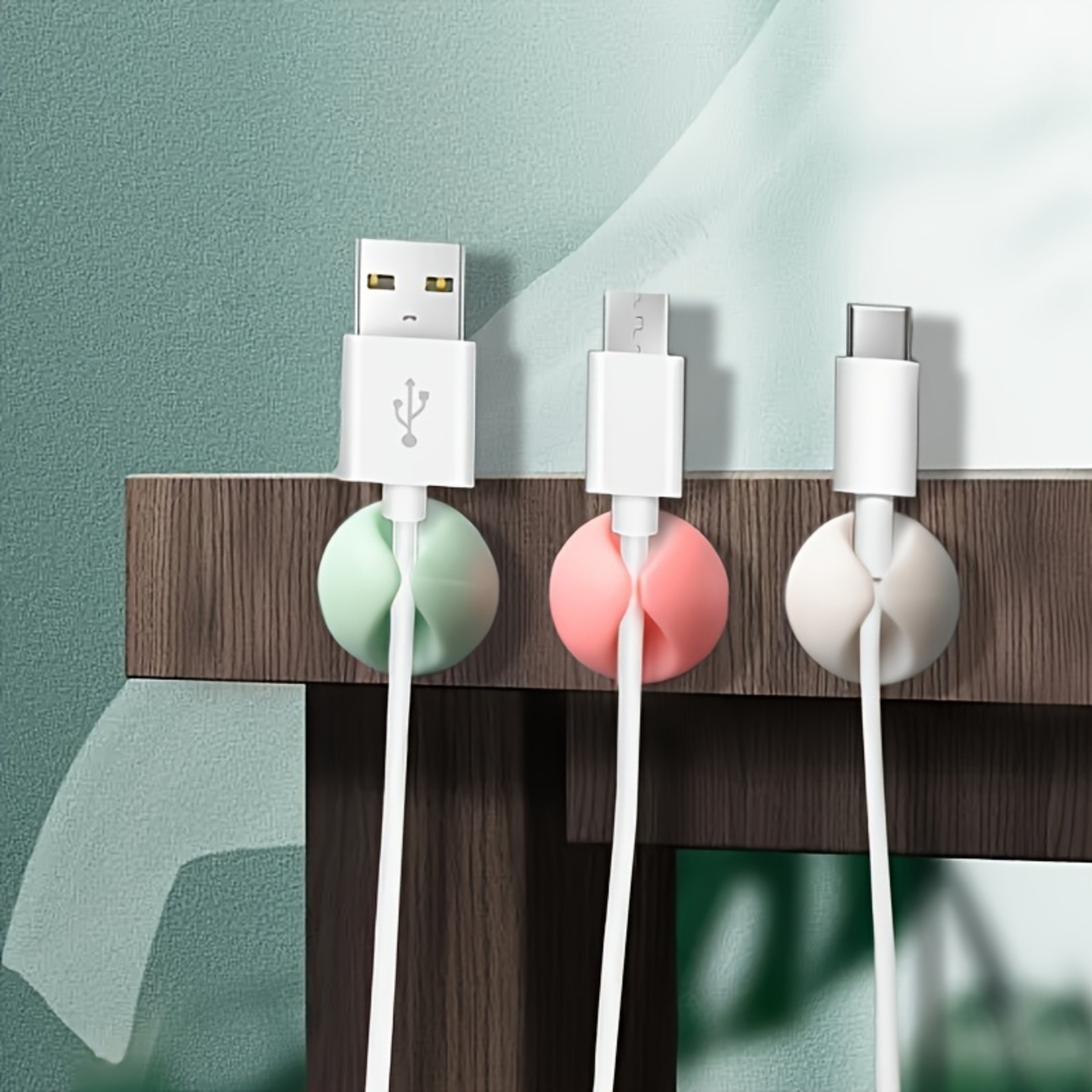 Cable Clips The Ultimate Cord Holder Cable Organizer For - Temu