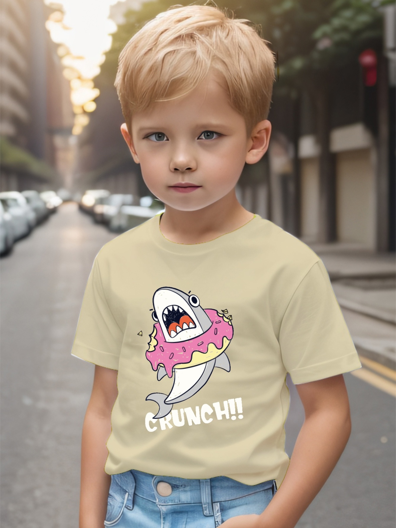 Boys donut hot sale shirt