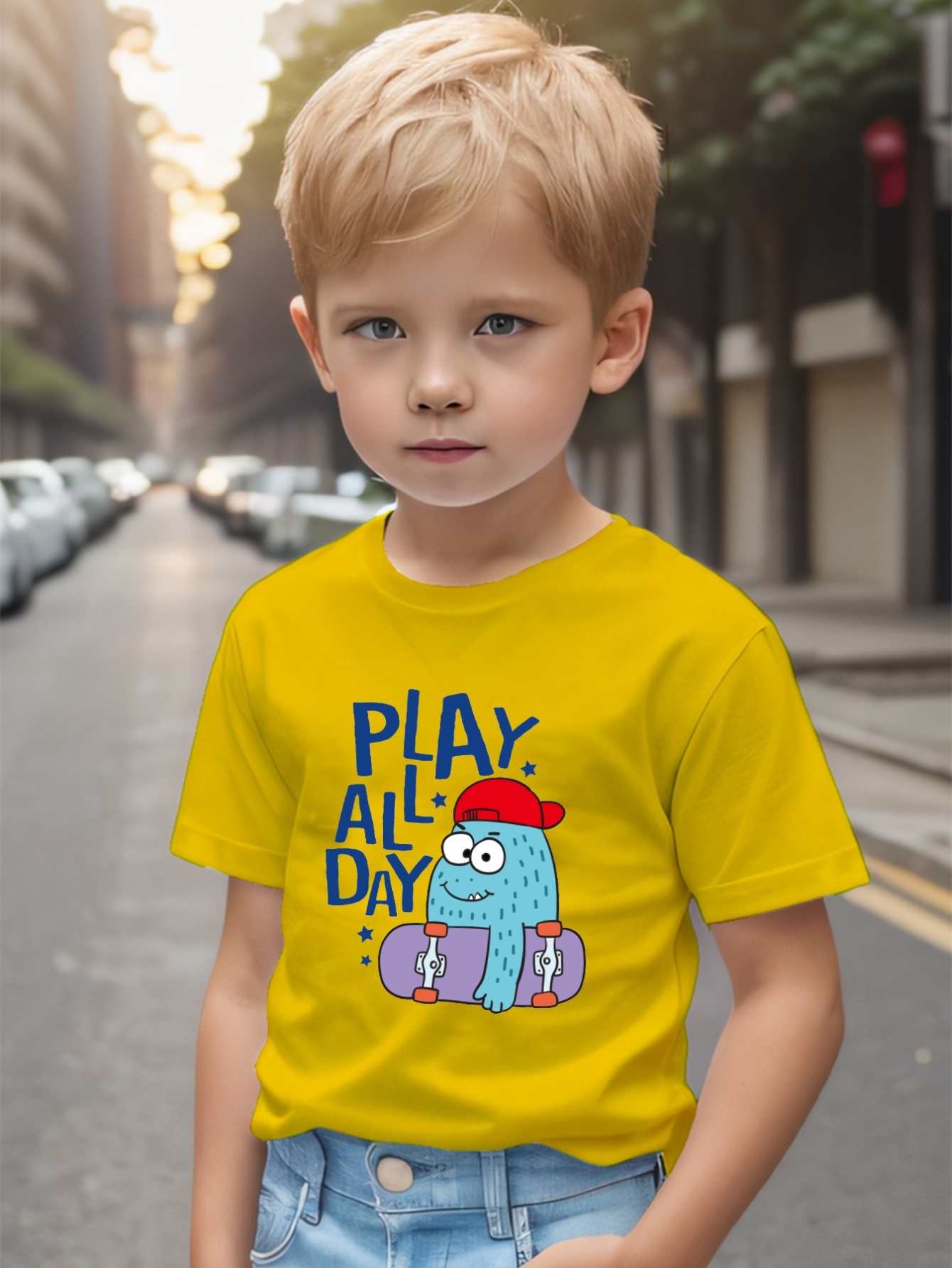 Play monster cheap t shirt