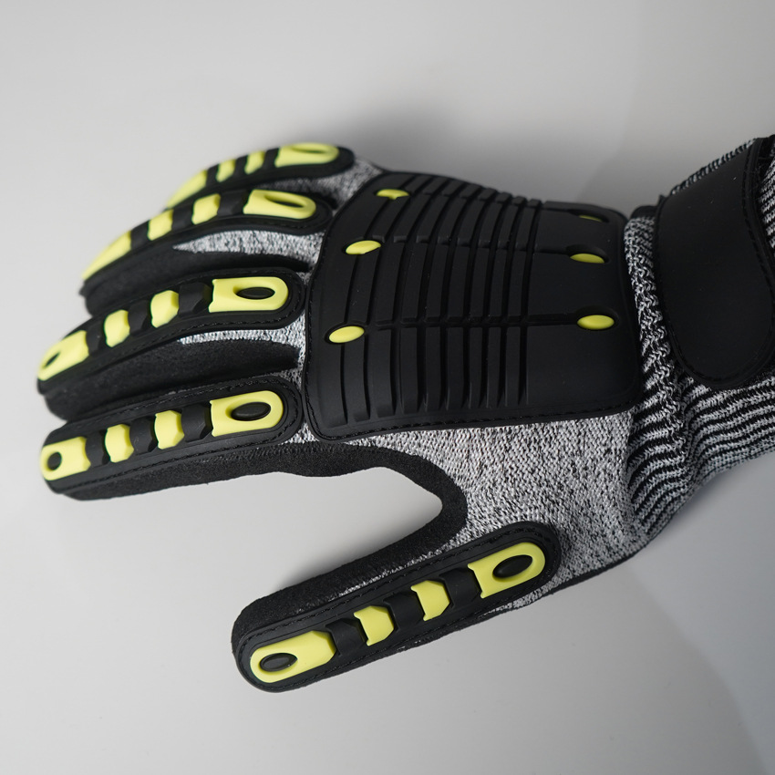 Anti-cutting Safety Protective Gloves,shock-absorbing Gmg Tpr