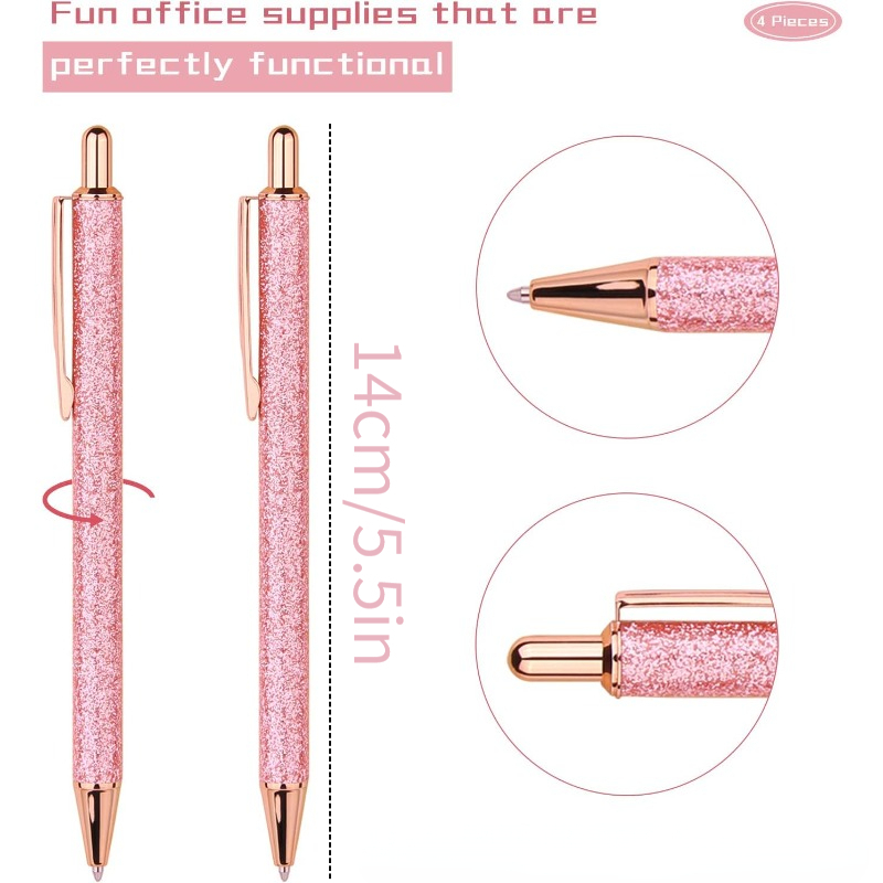 Ballpoint Pens For Journaling Comfortable Writing Pens Metal - Temu