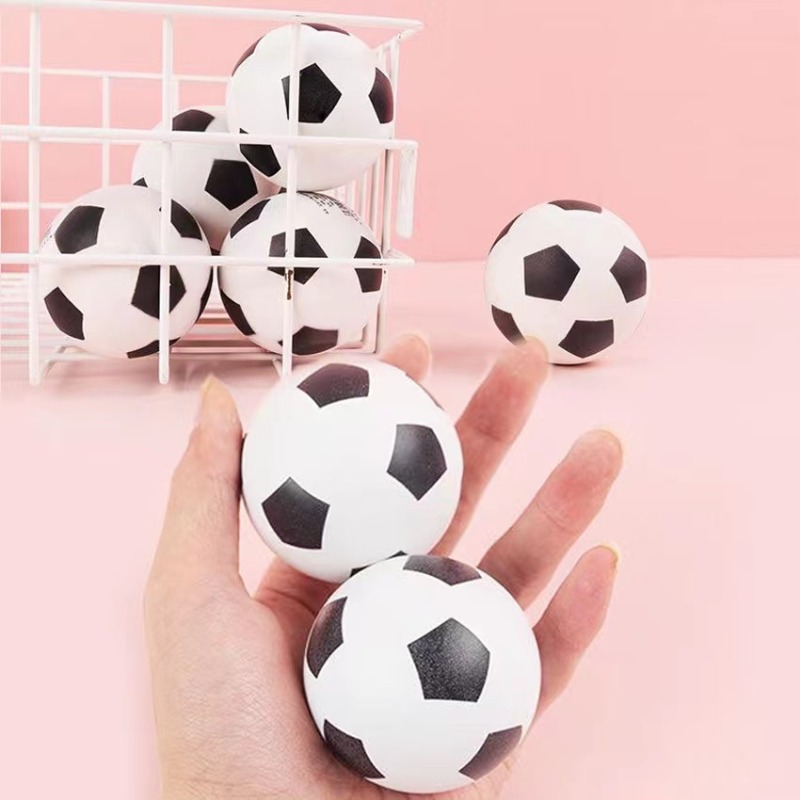 Balle en Mousse, Squeeze Foam Balles Anti Stress Football