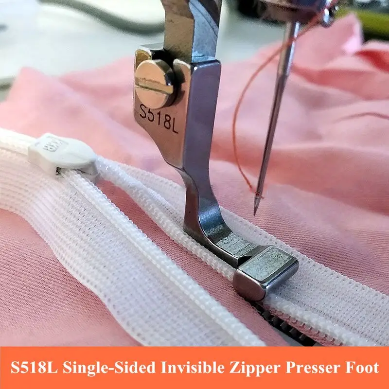 Invisible Zipper Presser Foot S518n Used For Industrial - Temu