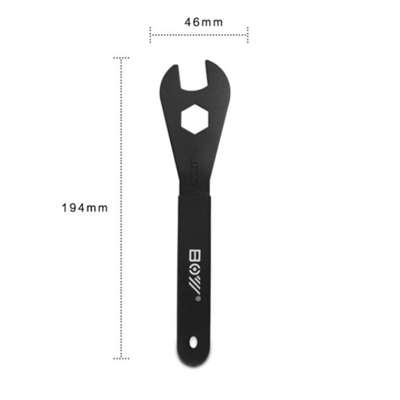 Wrench size discount for bike wheel