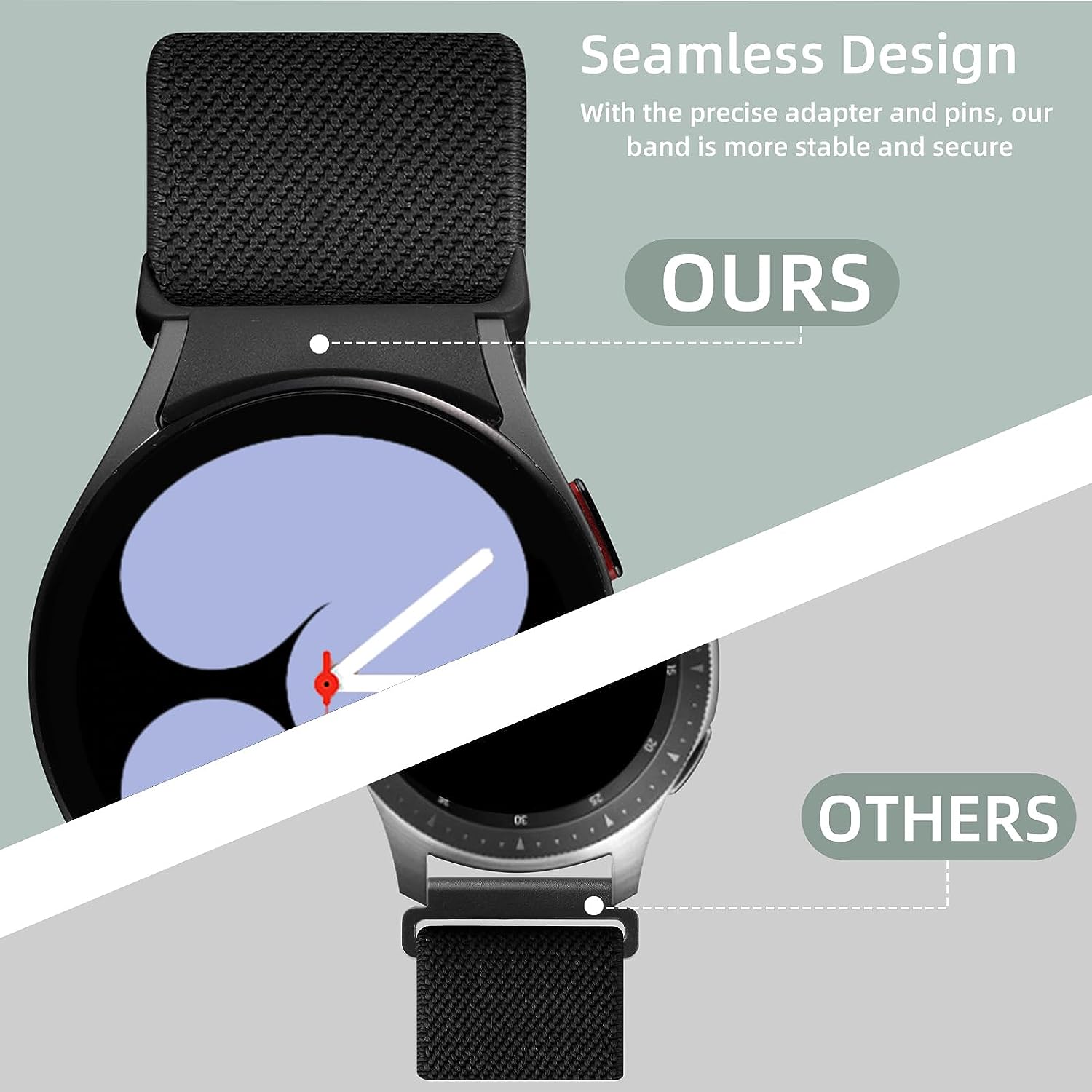 Designer Compatible with Samsung Galaxy Watch 5 Pro 45mm/ Watch 5 40mm  44mm/ 4 Band 40mm