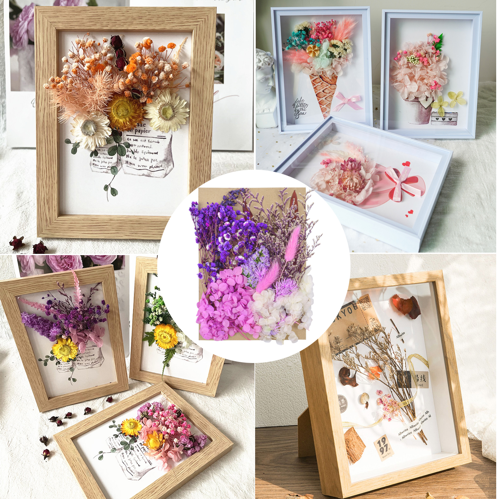 Preserved/dried Roses Set of 4 