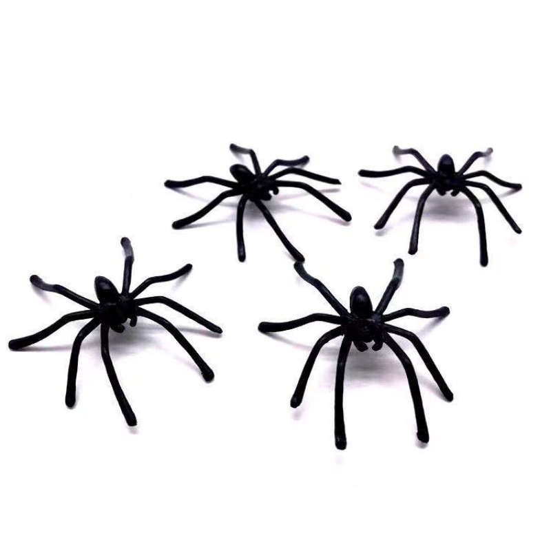 Gothic Punk Spider Webs Opening Ring Dark Animal Trick Toys
