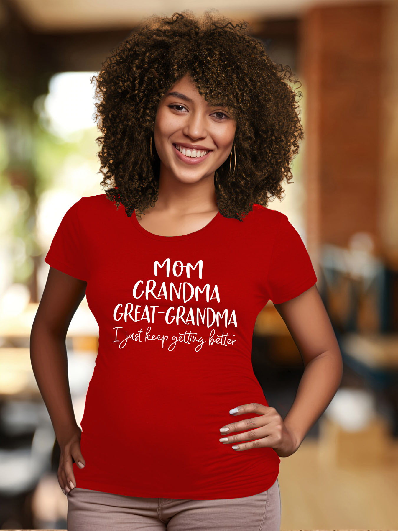 Camiseta Maternidad Estampado Moda Mamá Abuela Bisabuela - Temu Mexico