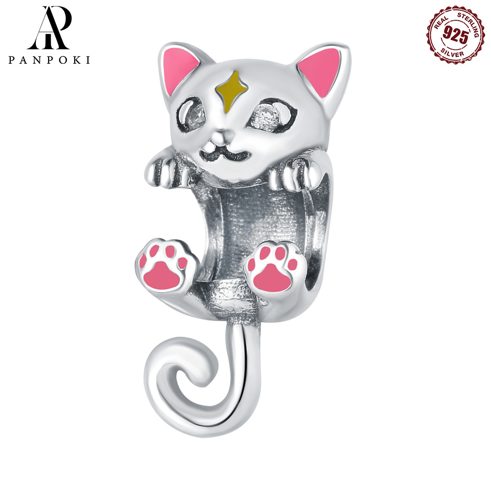 20pcs Zinc Alloy Charms Antique Silver Color Cat Charms Pendants For DIY  Necklace Bracelets Jewelry Making Accessories