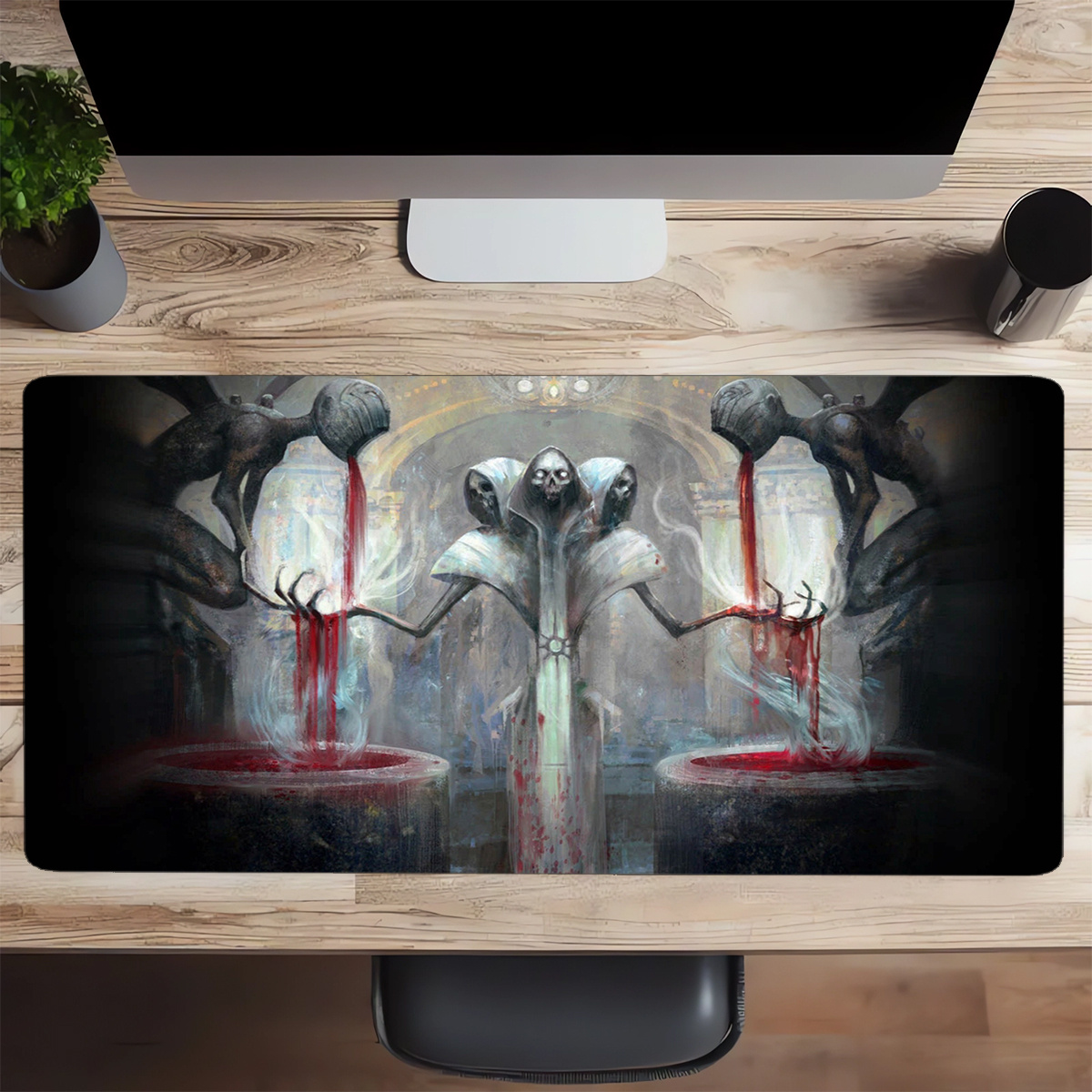 Demon Girl With Eye Playmat, Large Desk Mat, MTG Playmat Gaming Mousepad XL  Gaming Decor Gift for Gamer Desk Accessories Gamer Mat, Rakdos 