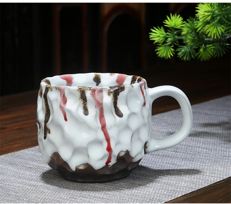 Creative Rough Pottery Coffee Cup Retro Art Hand Magic Cup - China